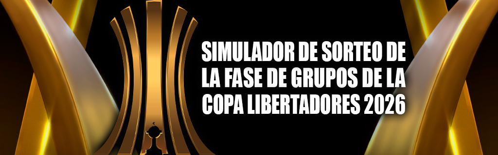 Liga 1 2026 Banner - Simulador de Sorteo Copa Libertadores